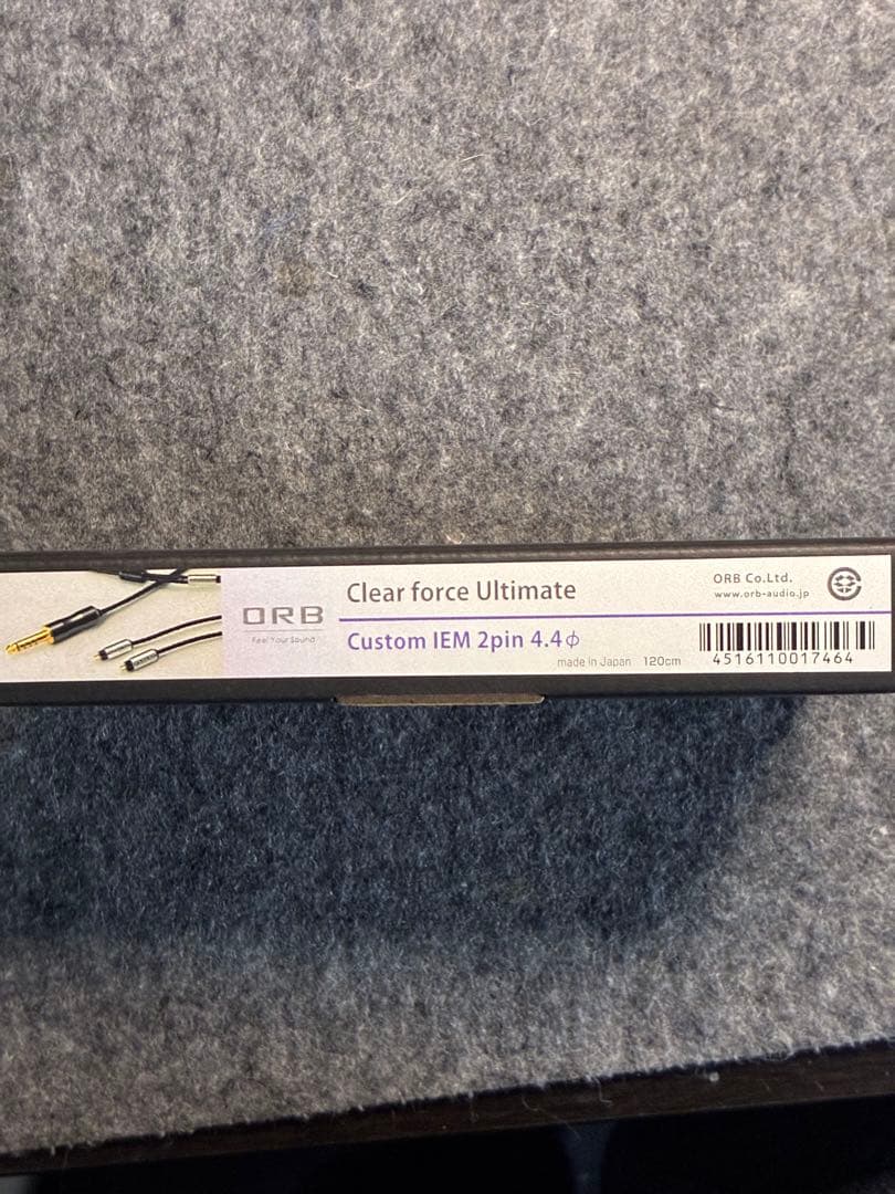 イヤホン ORB Clear force Ultimate 2pin 4.4mm