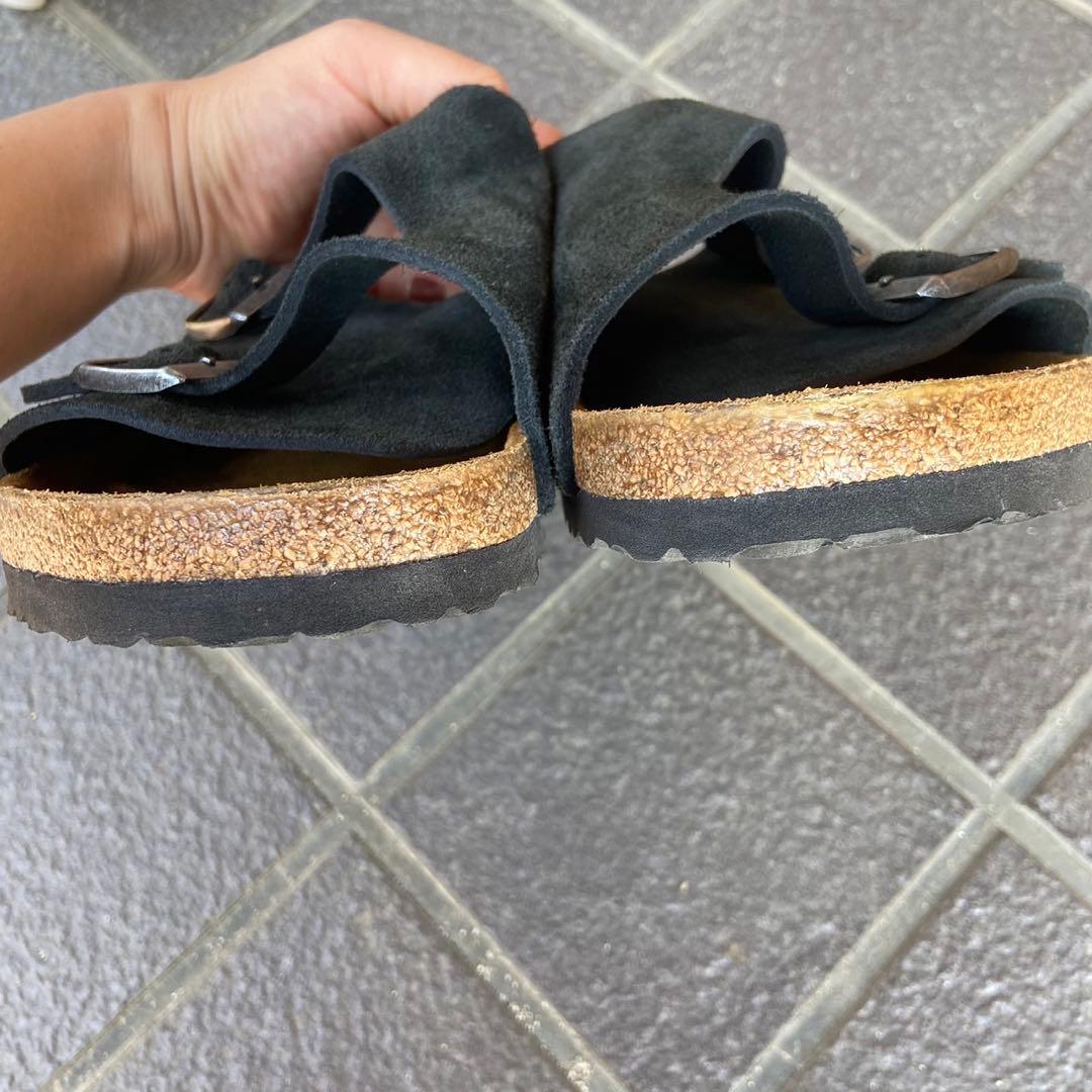 ビルケンシュトック チューリッヒ 42 27cm 黒 スエード レギュラー