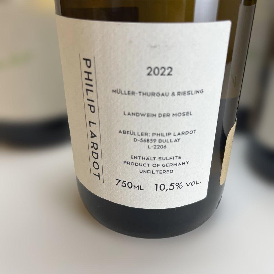 Müller-Thurgau & Riesling2022 750ml10本+2