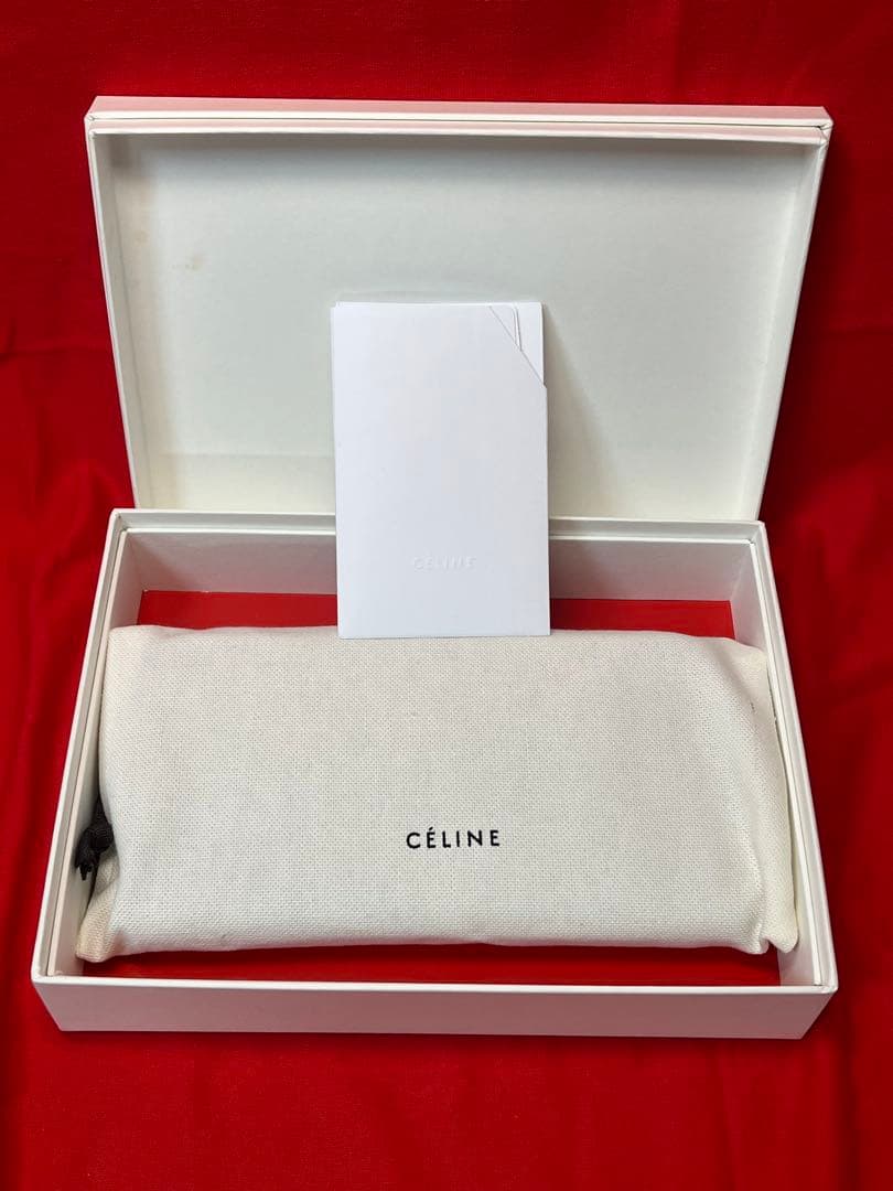 【高島屋購入品】CELINE セリーヌ ラウンドファスナー オールブラック