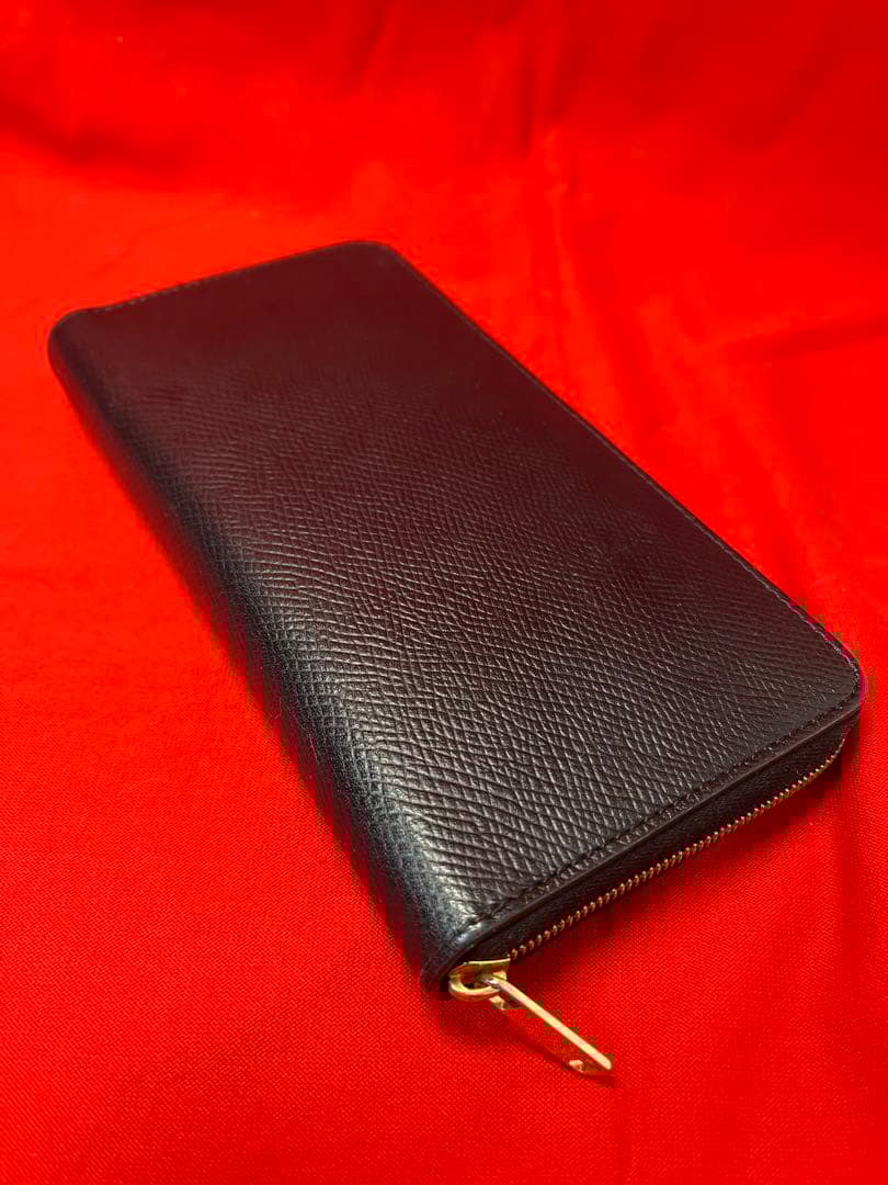 【高島屋購入品】CELINE セリーヌ ラウンドファスナー オールブラック