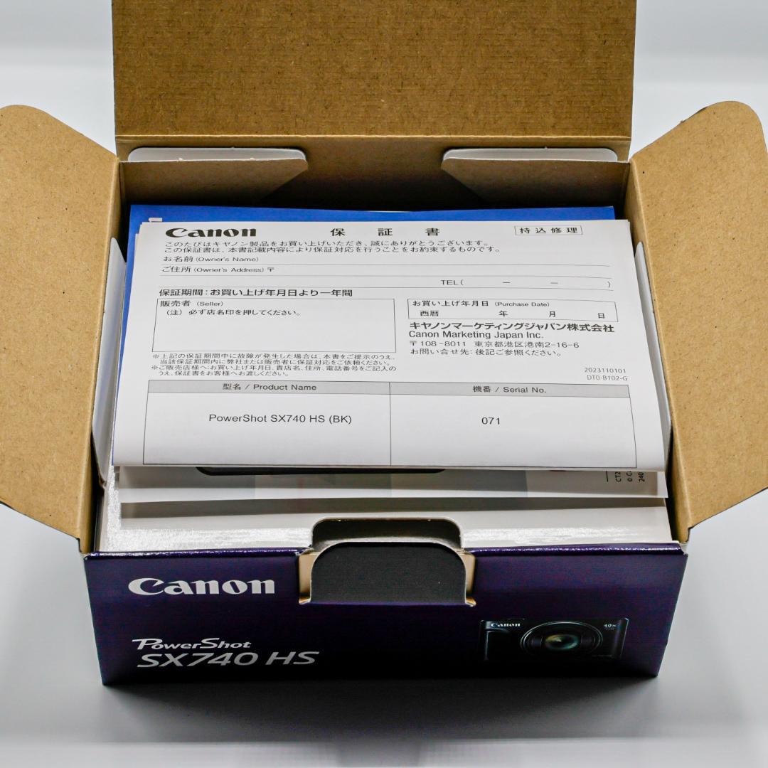 ヘナ【新品・未使用】Canon POWERSHOT SX740 HS黒