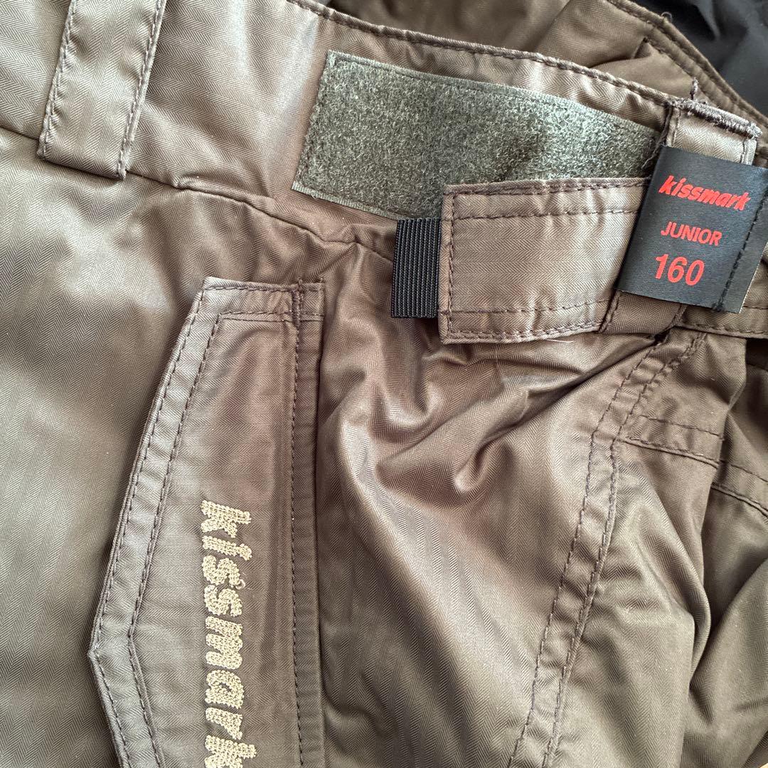 kiss mark スキースノボウェア　160サイズ上下セット