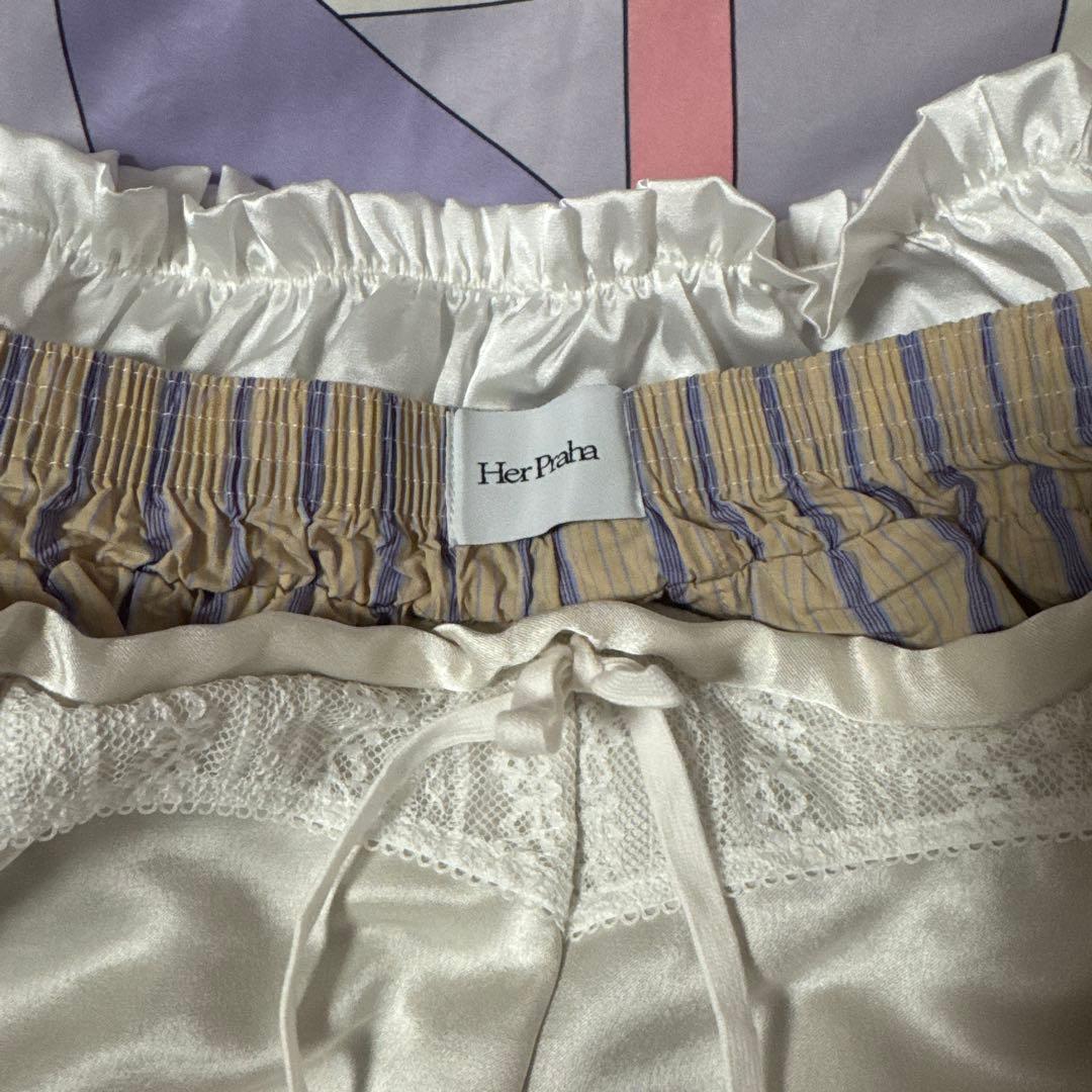 litmus Her Praha Irene キルティング ショートパンツ