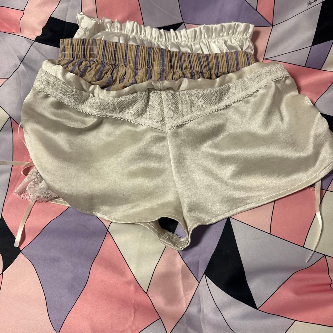 litmus Her Praha Irene キルティング ショートパンツ