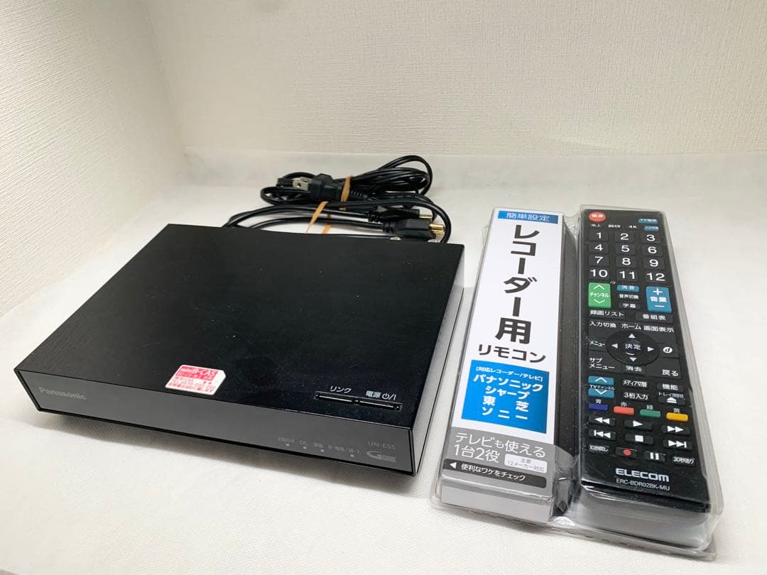 Panasonic チューナー リモコン ケーブル付き