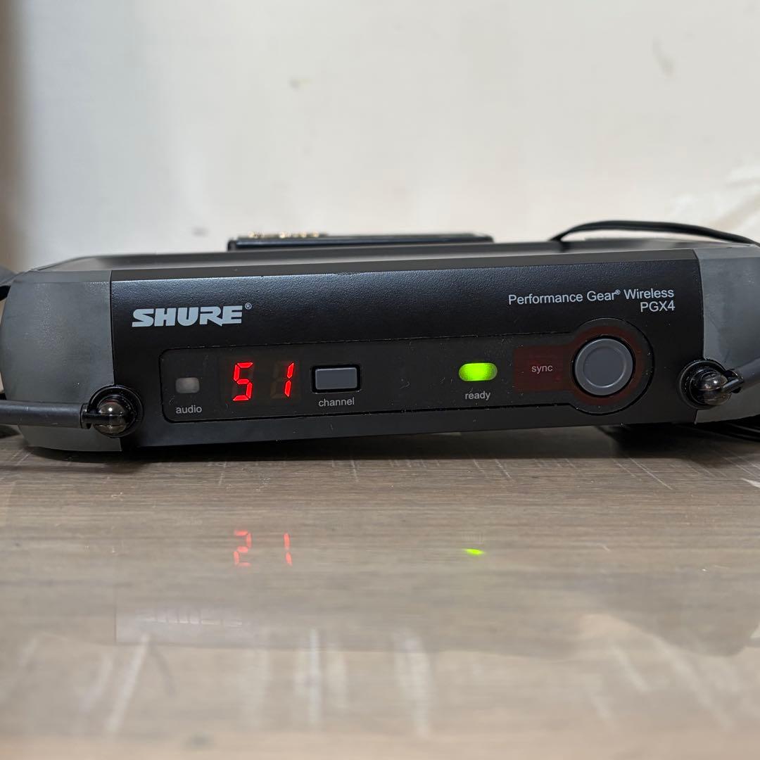 SHURE ワイヤレスマイクロフォンBETA58 受信機PGX4 ケース付