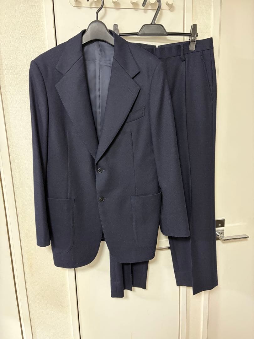 Comoli ネイビーフランネルスーツ　size1