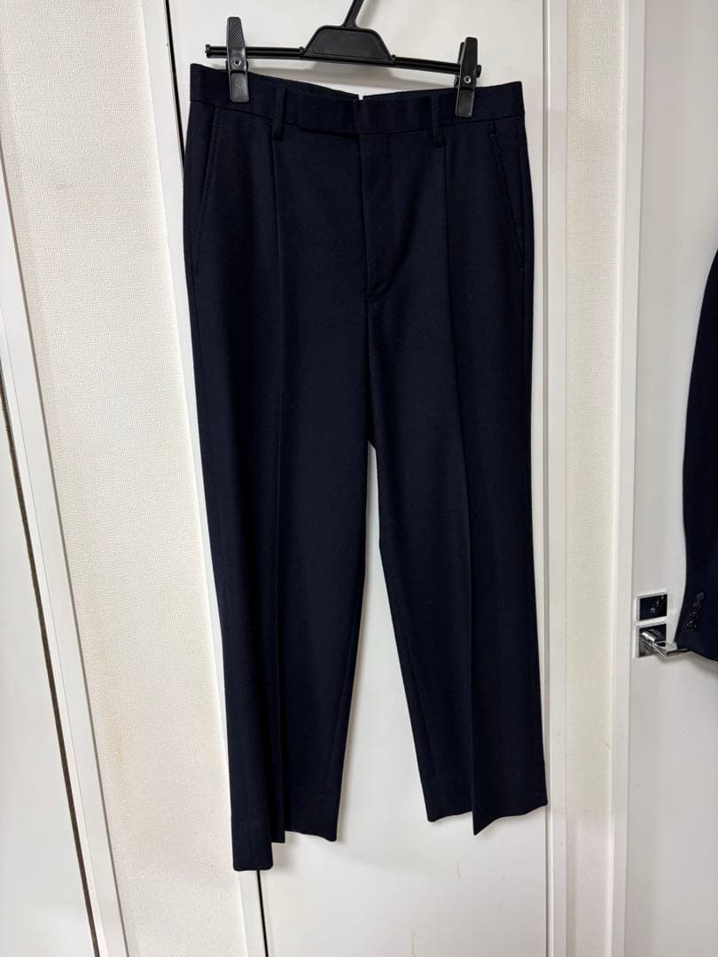 Comoli ネイビーフランネルスーツ　size1