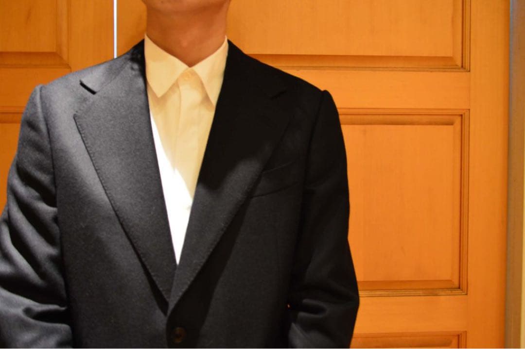 Comoli ネイビーフランネルスーツ　size1