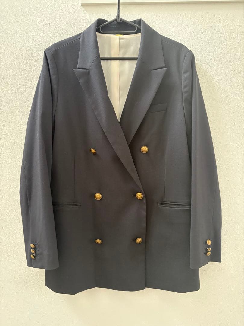 Mila Owen ネイビー　ダブルジャケット