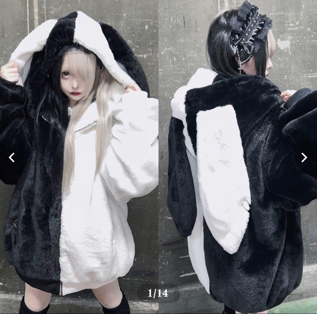 THICC PSYNYXX うさ耳ファーブルゾン 地雷 サブカル サブジラ