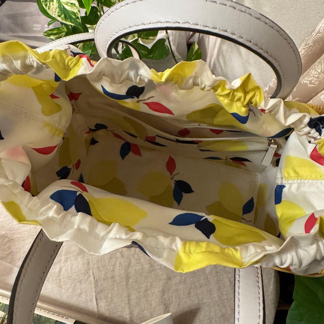 Kate Spade♡かごバッグ♡イエロー♡美品