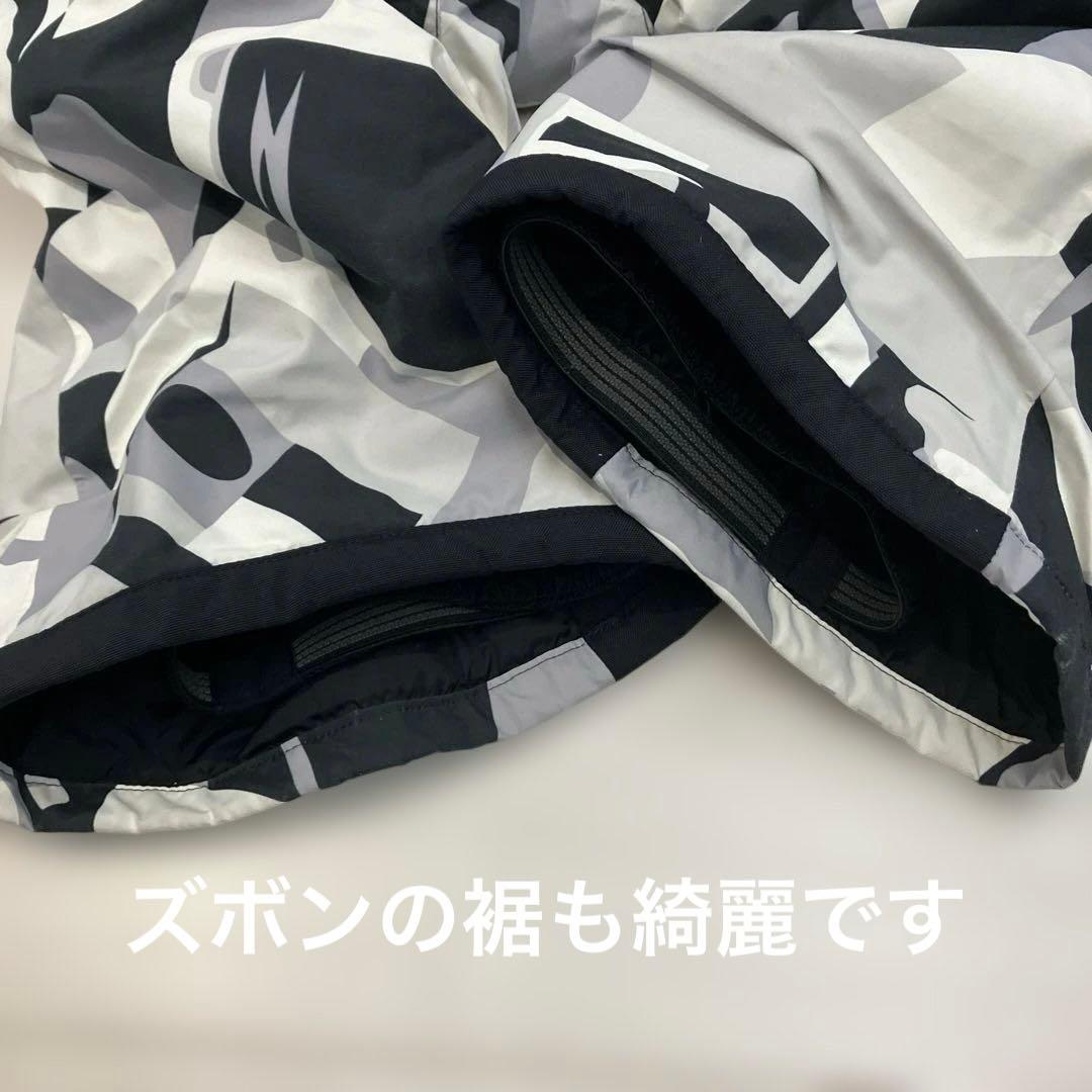 バートンキッズ　スキーウェア　スノーボードウェアM 140 黒　グレー　白