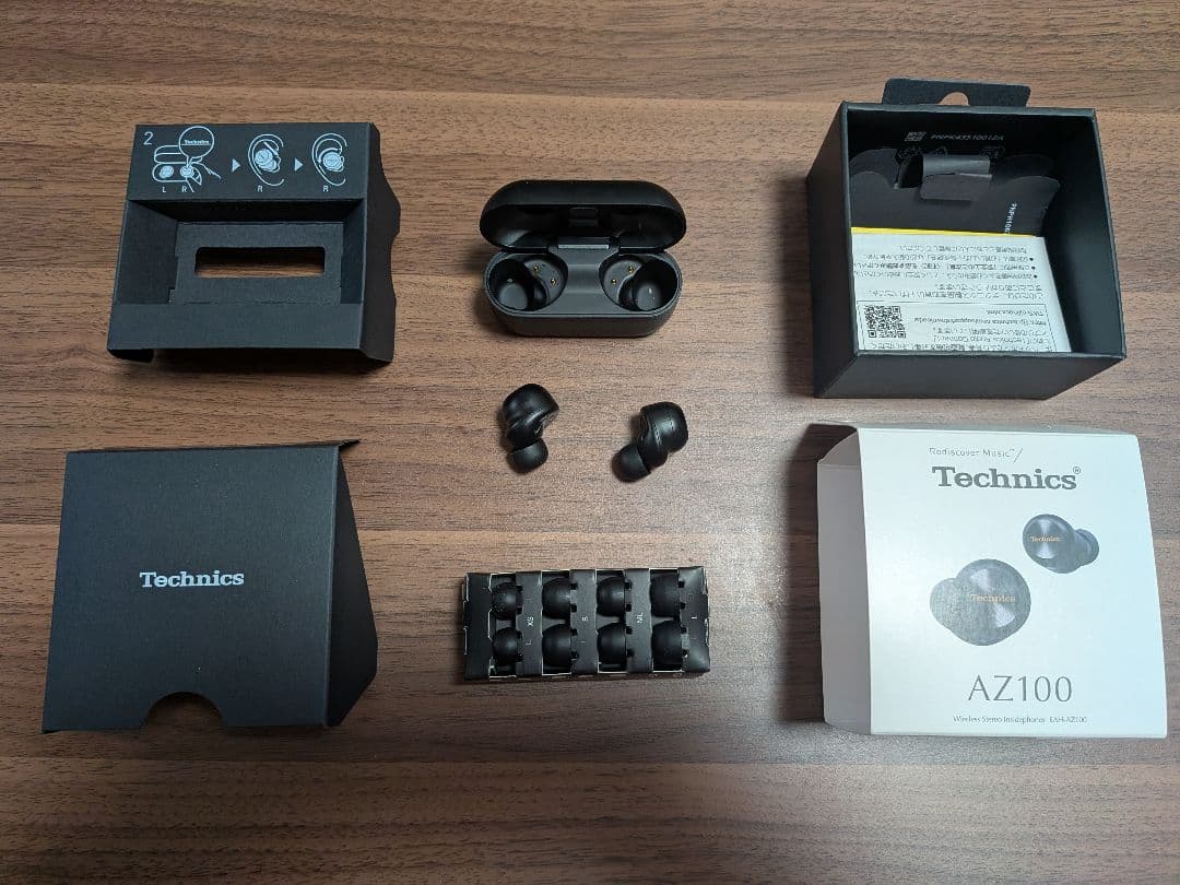 Technics テクニクス 完全ワイヤレスイヤホン AZ100 ブラック