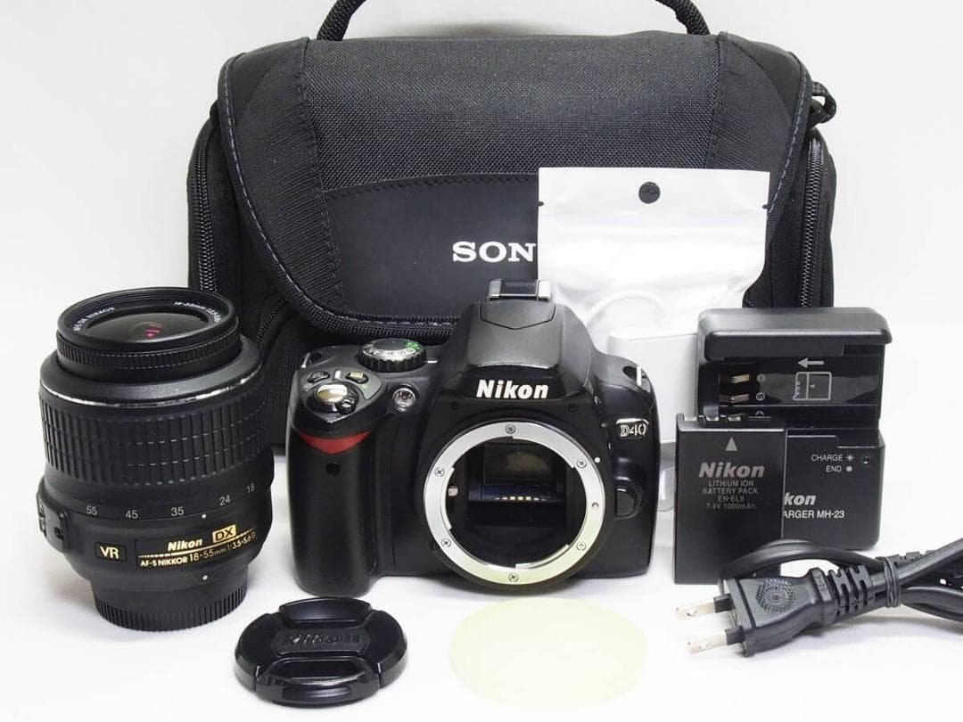 Nikon D40 レンズキット 《 スマホ転送可能 動作光学良好