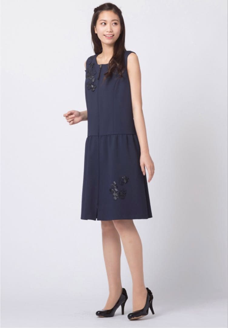 Rose Tiara 3Dフラワーモチーフ　ジャケット ワンピース 42