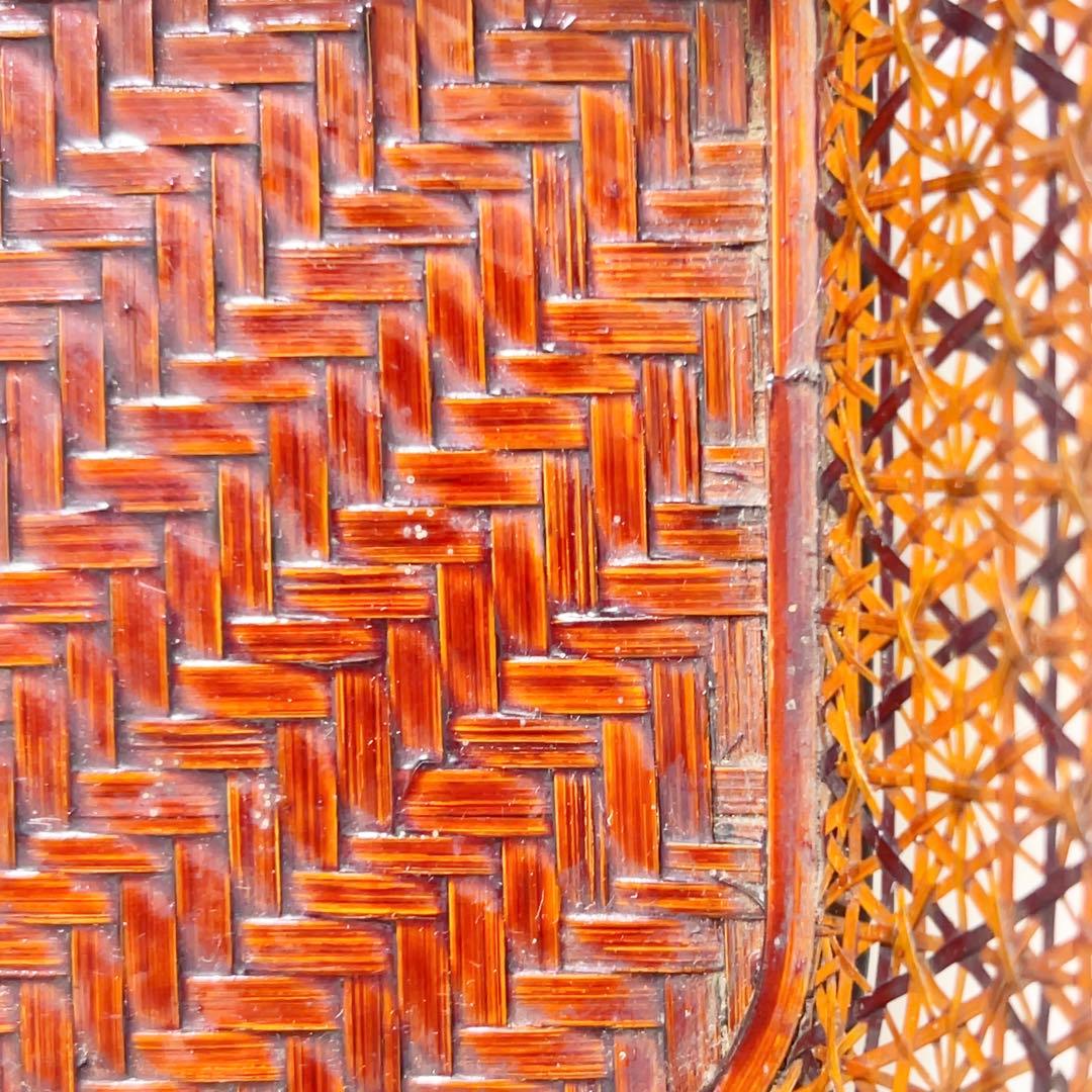 希少古物 駿河竹千筋細工 タイプ１