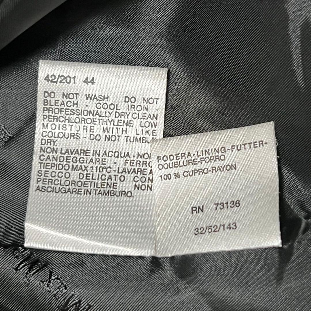 【美品】マックスマーラ　キャメル100% テーラードジャケット　白タグ　黒　44