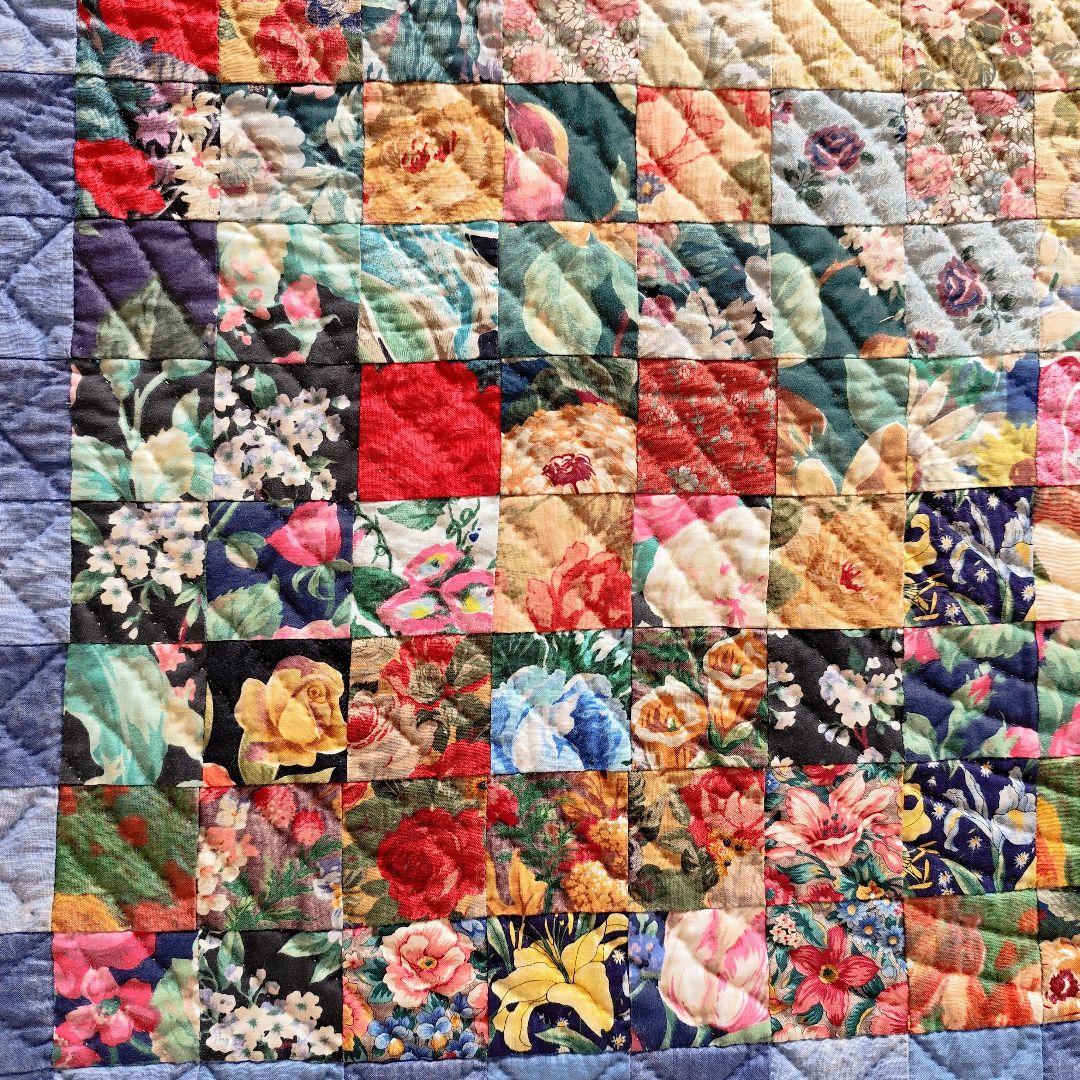 パッチワークタペストリー「バラの花園」