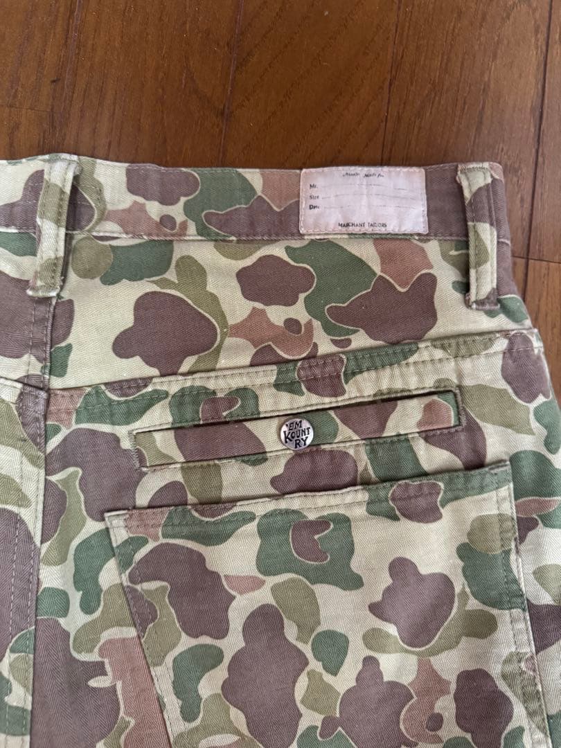 kapital 迷彩バギーパンツ　M