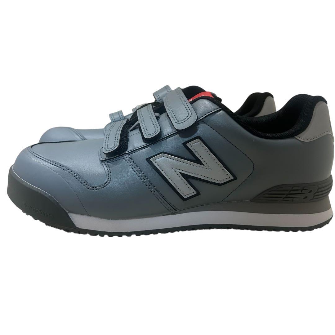 （ムーミンママ）ニューバランス 安全靴 NB 828 グレー 27cm