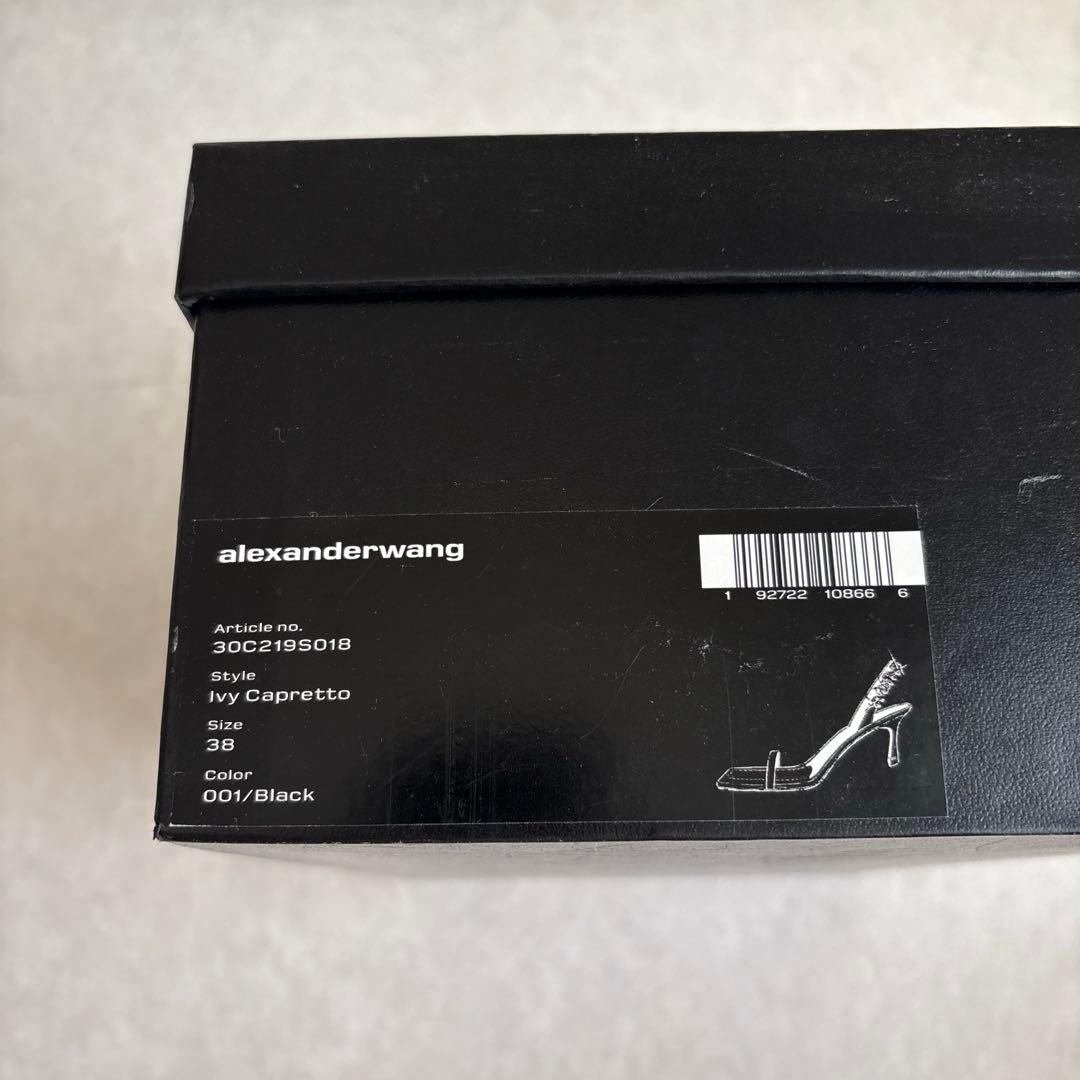 ミ*ン様 【美品】Alexander Wang ブラック サンダル 38