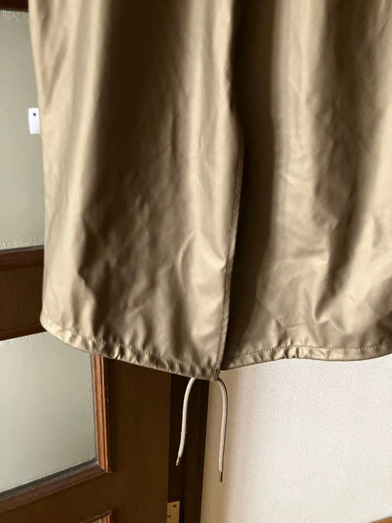 【RAINS】【レインズ】防水フード付きロングコート・オリーブグリーン