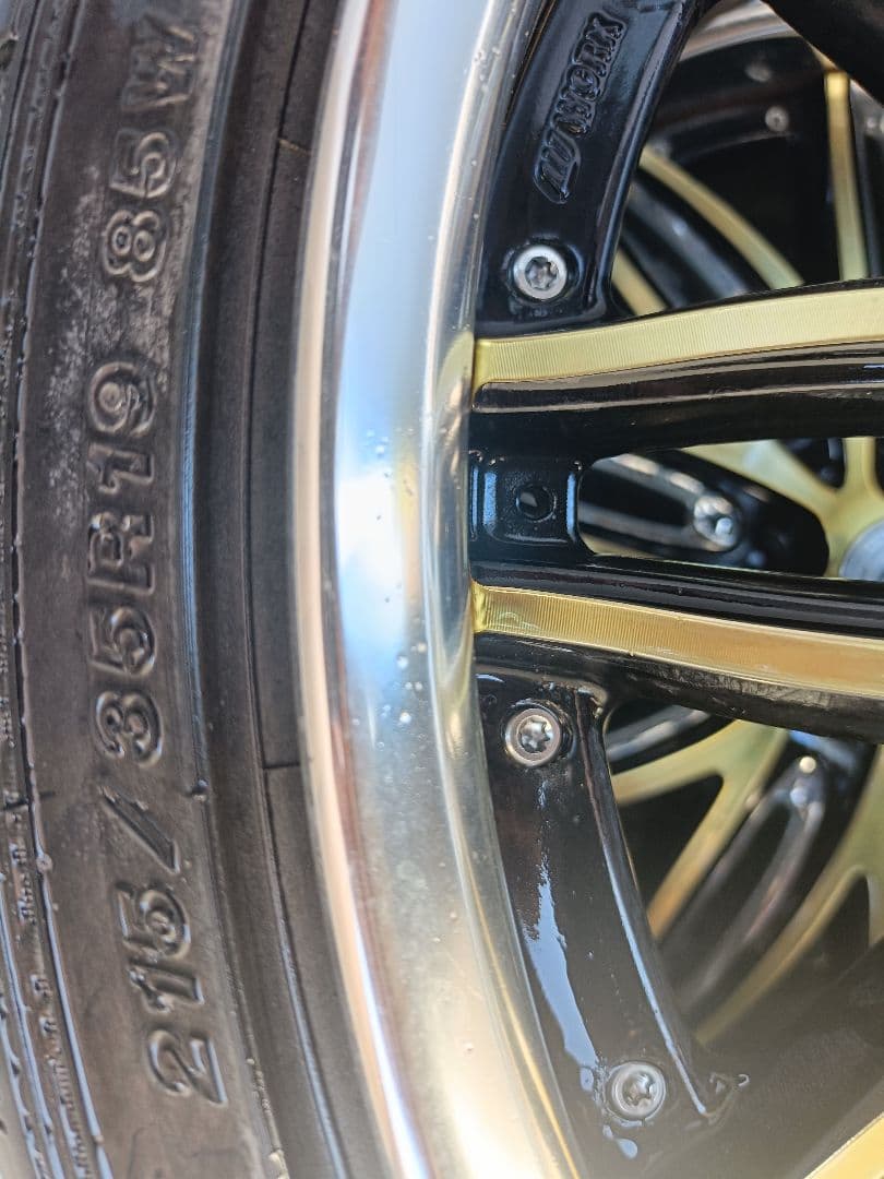 work ラスターレ19インチ 8.0J2本 9.0J2本の4本セット