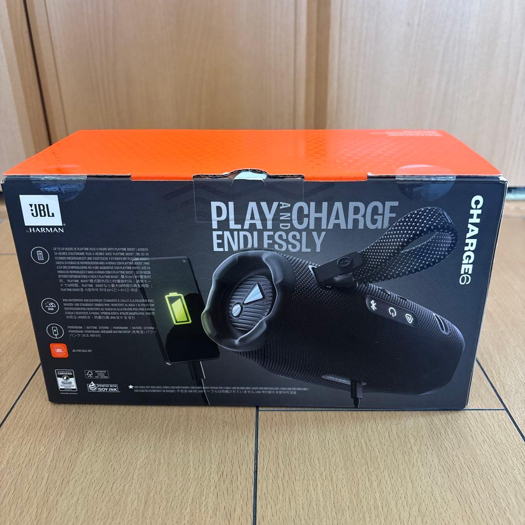 【新品未開封】JBL CHARGE 6 ワイヤレススピーカー