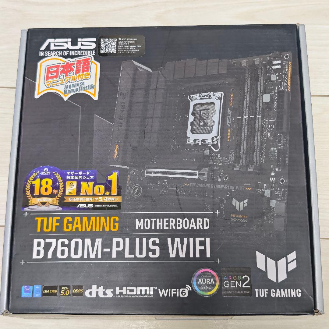マザーボード ASUS TUF GAMING B760M-PLUS WIFI