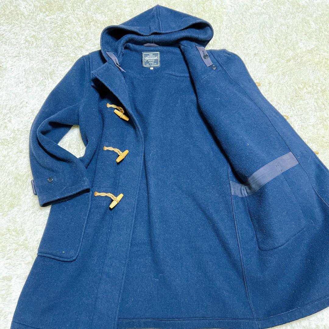 【美品⭐︎】 グローバーオール ダッフルコート ロング ネイビー Lサイズ