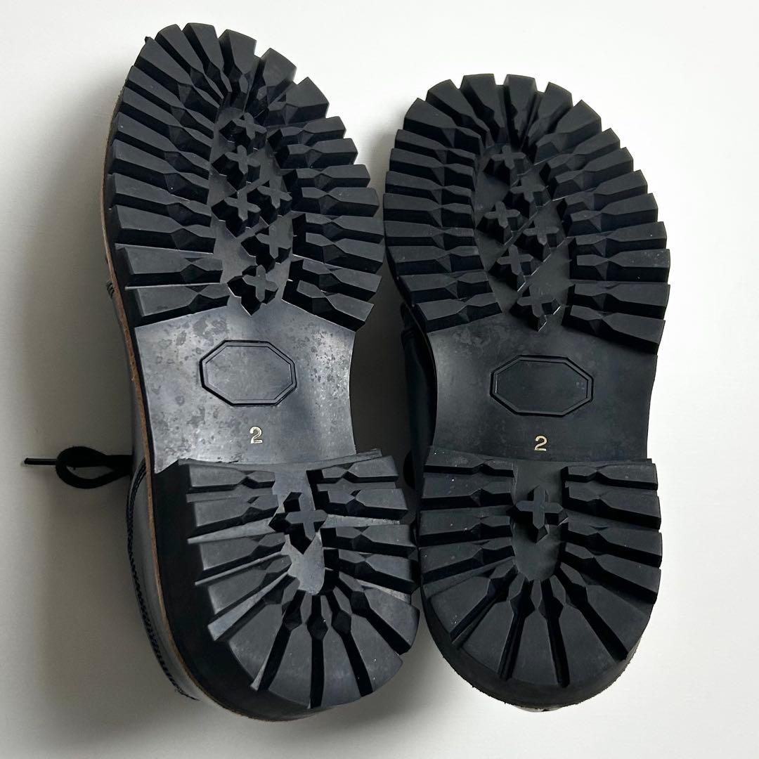 【希少】Y's(ワイズ)ヨウジヤマモト/レースアップレザーシューズ/3ホール/黒