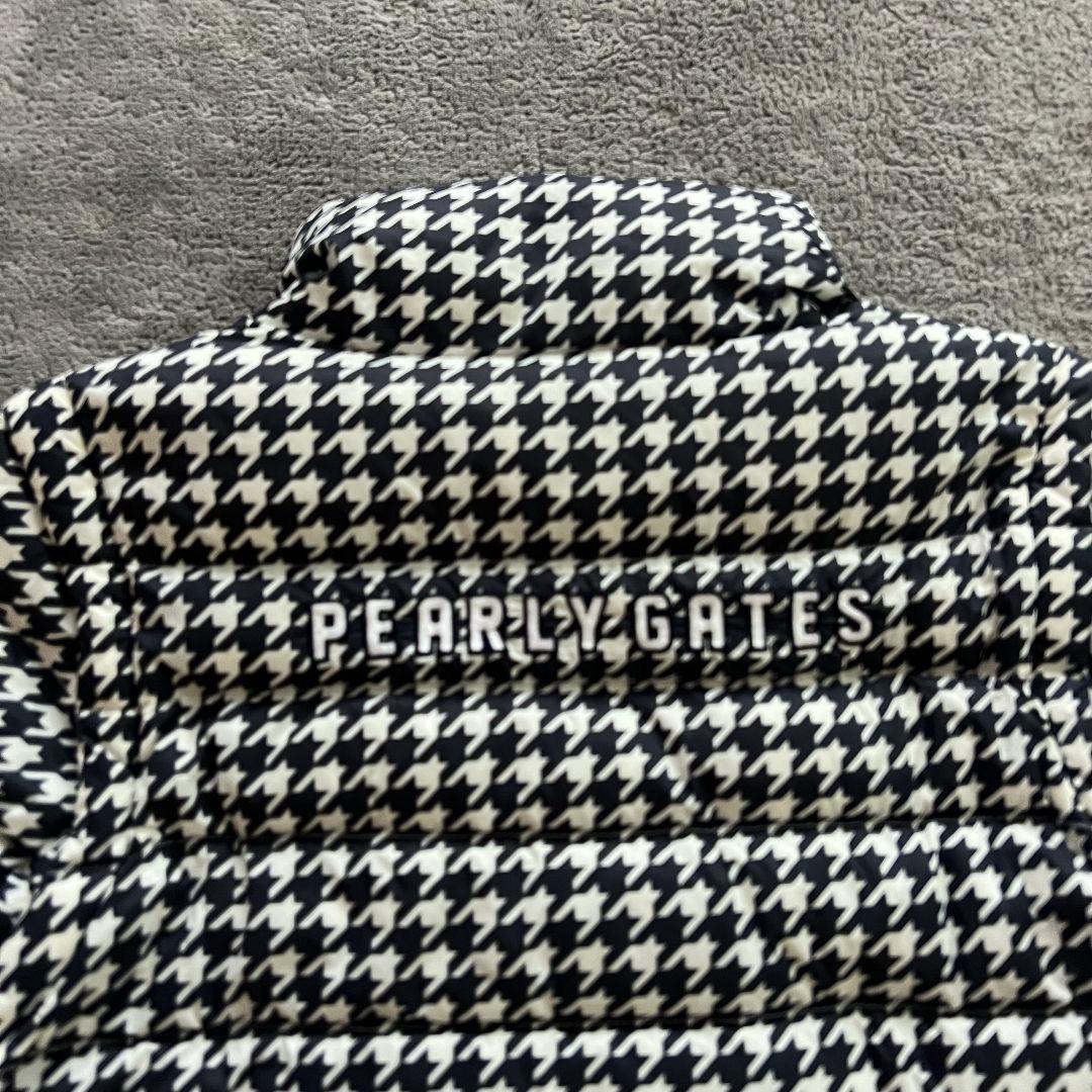 PEARLY GATES パーリーゲイツ　千鳥柄　ダウンジャケット　レディース