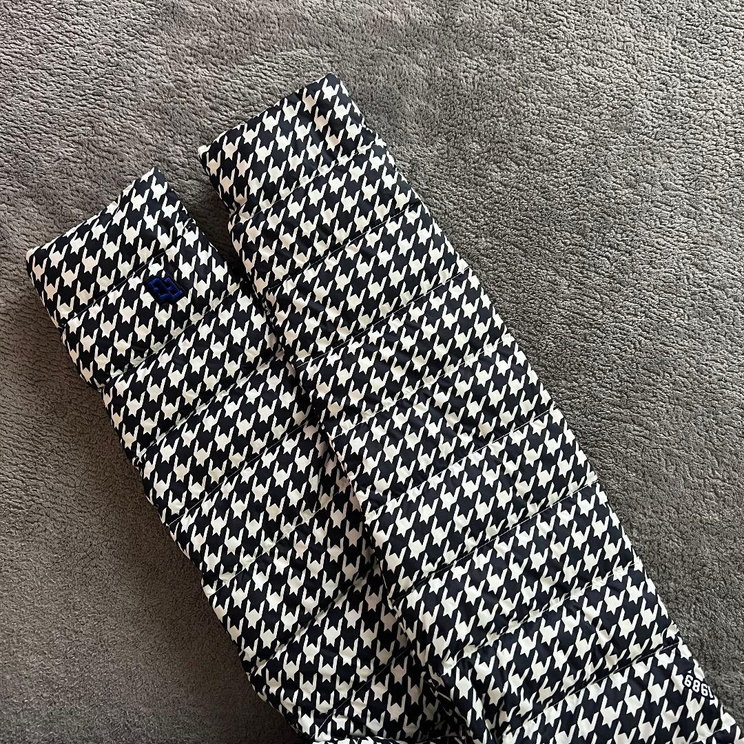 PEARLY GATES パーリーゲイツ　千鳥柄　ダウンジャケット　レディース