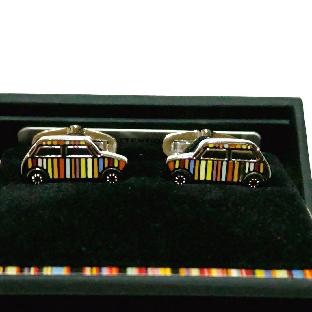 ポールスミス★ミニクーパー マルチカラー カフスボタン財布ネクタイピンリュック