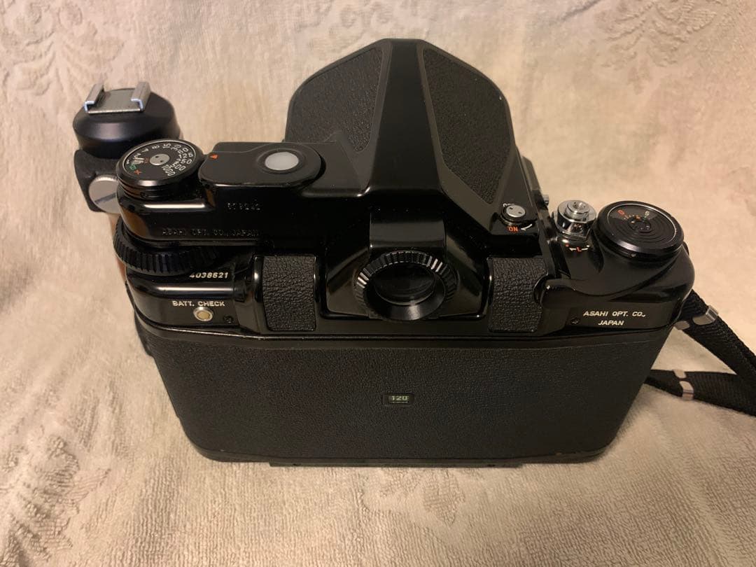 PENTAX 67 レンズ105mm木製グリップ付