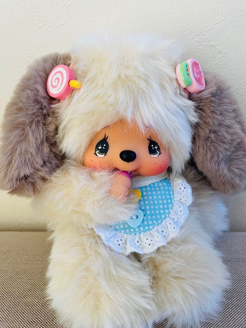 モンチッチ風♡カスタム　ふわふわワンちゃん