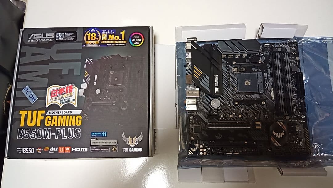 マザーボード ASUS TUF GAMING B550M-PLUS