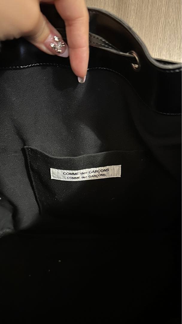 コムデギャルソン　バッグ ショルダーバッグ　レザー調