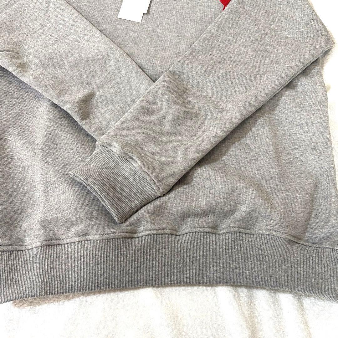 【ラスト１点】 AmiParis トレーナー スウェット グレー 灰色 Sサイズ