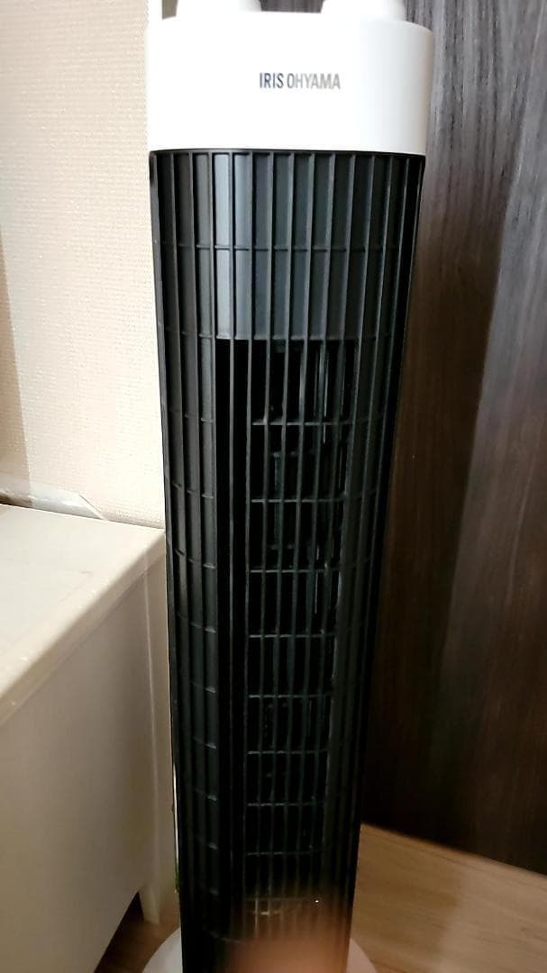 【節電対策】 アイリスオーヤマ 扇風機 タワーファン スリム 左右自動首振り A