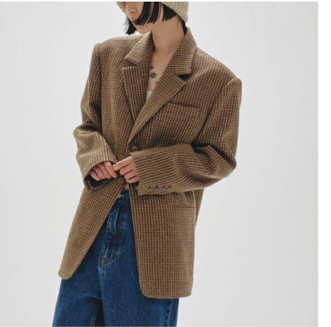 TODAYFUL Wool100% Check Jacket ジャケット　36