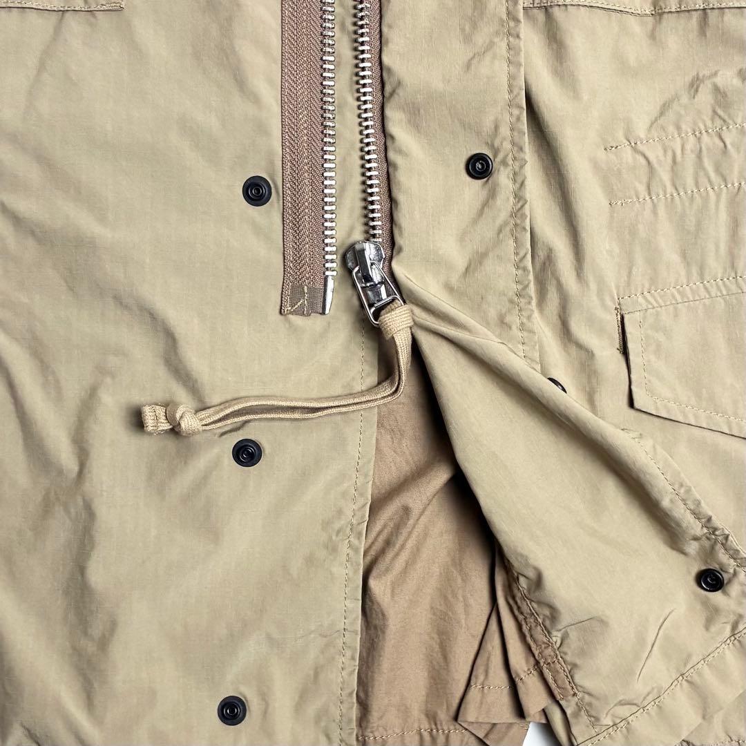 【極美品】ビームス/M-65ミリタリージャケット/リップストップ/小松マテーレ