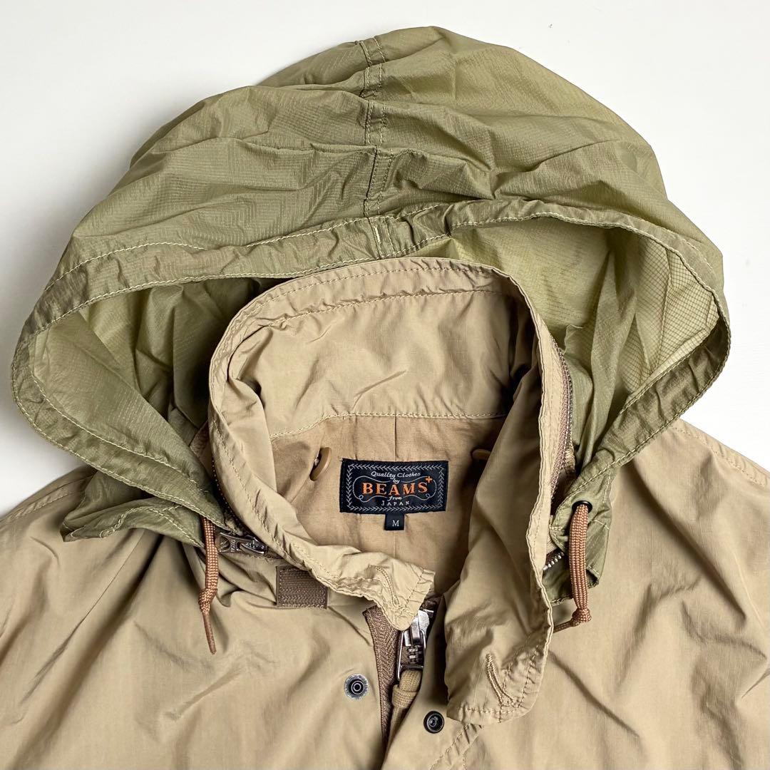 【極美品】ビームス/M-65ミリタリージャケット/リップストップ/小松マテーレ