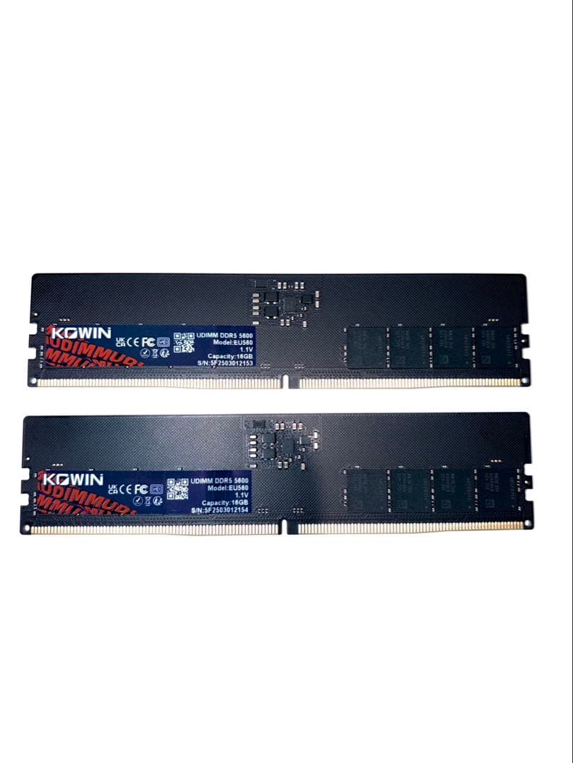 KOWIN DDR5 5600MHz 32GB(16GB×2)