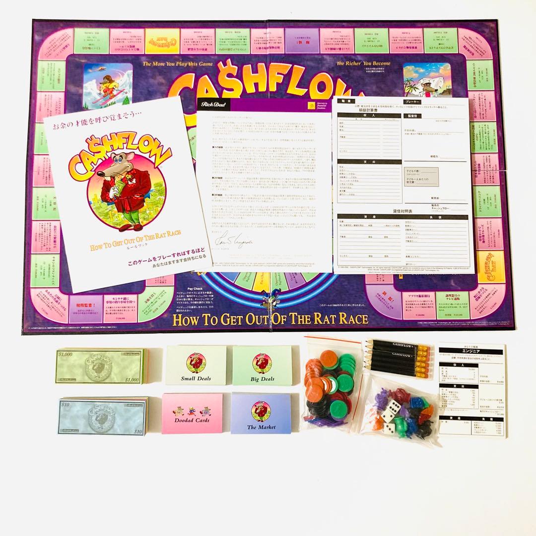 【訳アリ美品 欠品なし】キャッシュフロー101 日本語版 ボードゲーム