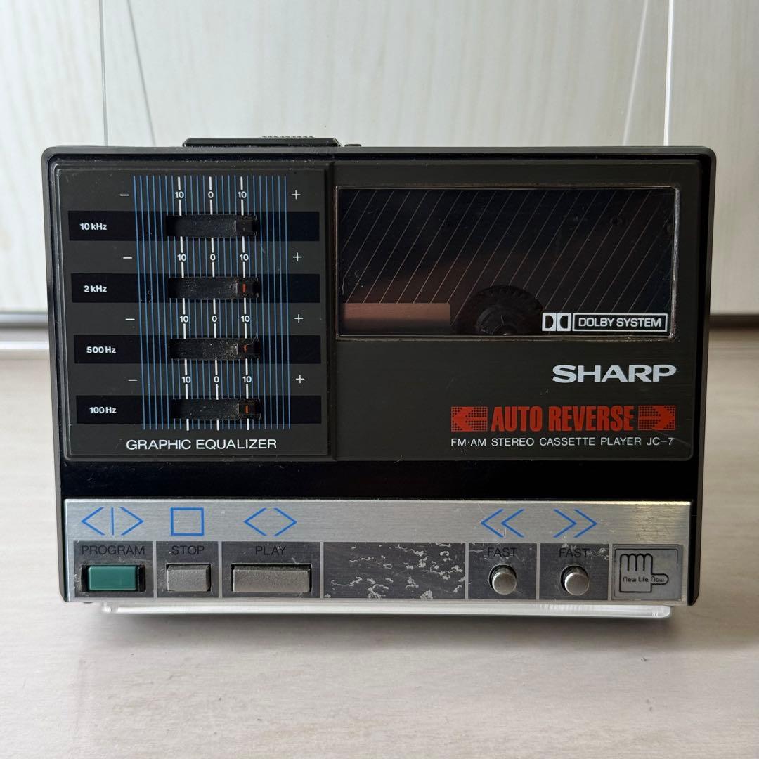 SHARP JC-7 TP-7 FM・AM ステレオヘッドホンカセットプレーヤー