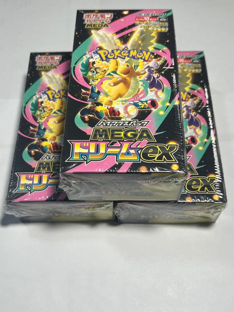 ポケモンカード MEGAドリームex ３BOX