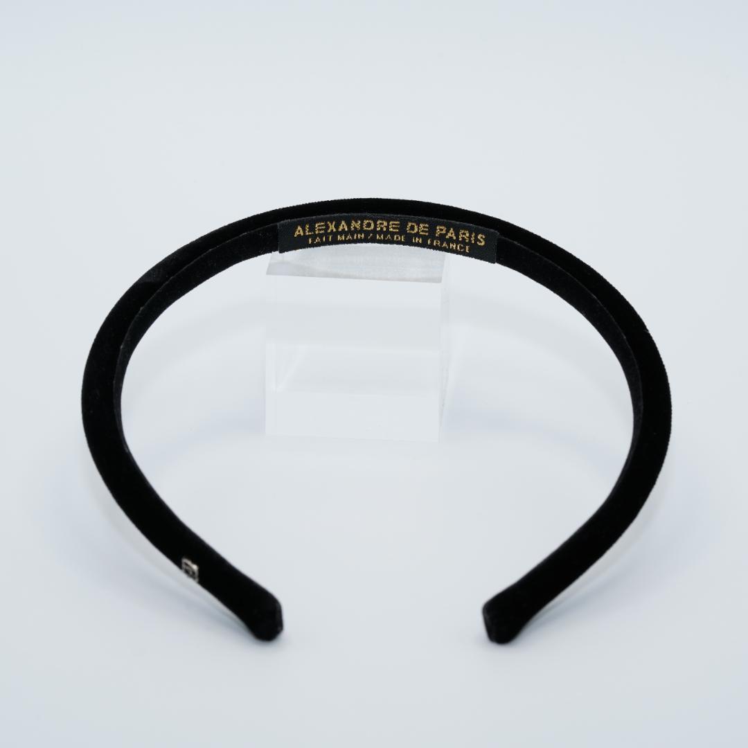 アレクサンドルドゥパリ カチューシャ 10mm　ブラック